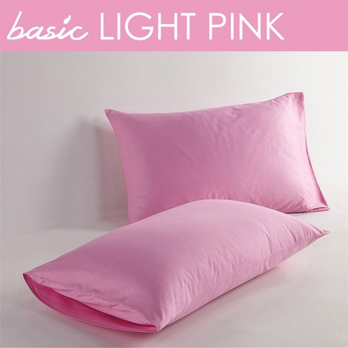 100% Cotton 400 Thread Count Solid Color Standard Queen Pillowcases (Set of 2) - Picture 17 of 23