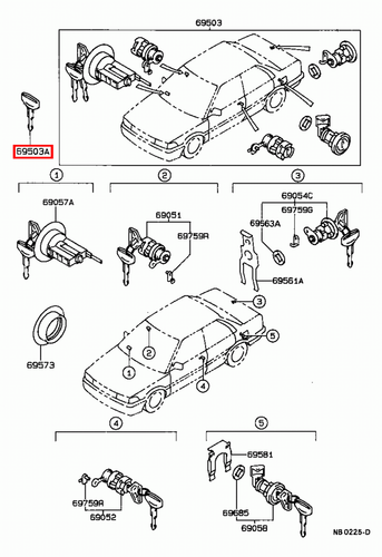 Genuine LandCruiser HZJ79 HZJ78 HZJ77 HZJ76 Levin AE92 Non Chip Blank Key - Picture 13 of 24