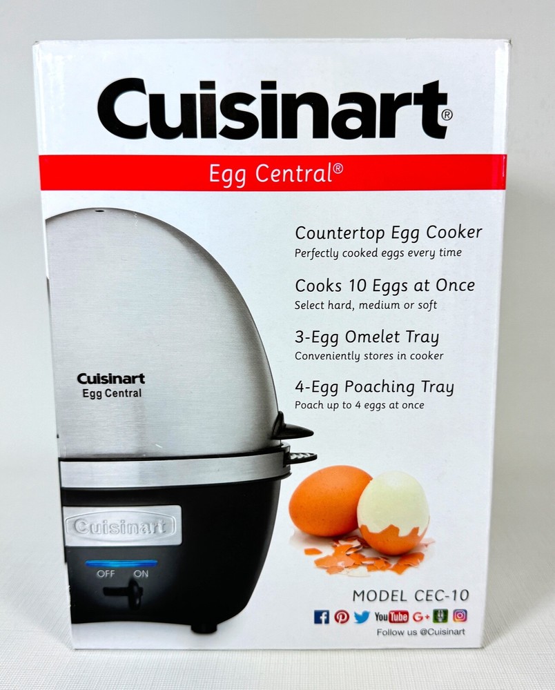 Cuisinart CEC-10 Countertop Egg Cooker with Poacher Function