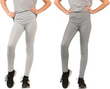 2/4 Pk Girl’s Leggings Plain Pants for Kids Full Length Sports Gym Yoga Pants