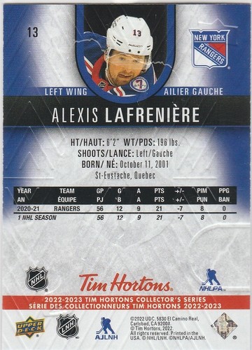 New York Rangers NHL Hockey Cards - Buy 1 Card, Get 2 Cards Free - Picture 15 of 455