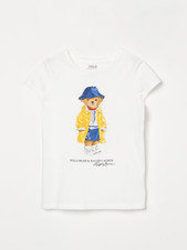 NWT POLO RALPH LAUREN BIG GIRLS M 8-10 POLO BEAR T SHIRT