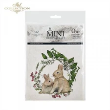 Spring Rabbits & Chicks | Mini Rice Paper Set | ITD Collection | 6"