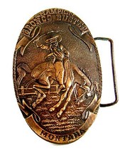 Cowboy Champion Broncho Buster Montana Belt Buckle by Bergamont