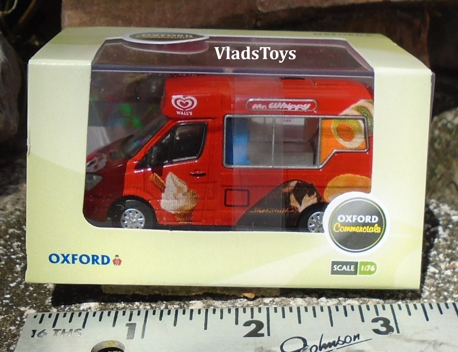 VANS Oxford 1 76 Whitby Mondial (Mercedes Benz Sprinter) furgone gelato parete 76WM001