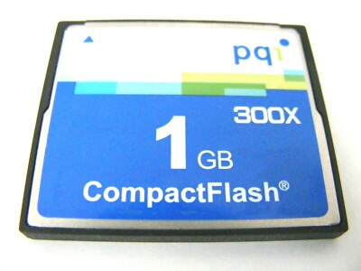 1GB Compact Flash CF Card 300x ( 1 GB CF Karte  ) pq1 gebraucht