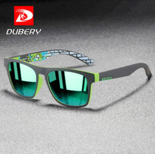 DUBERY Square Polarized Sport Sunglasses Men Women Driving Fishing Glasses Hot