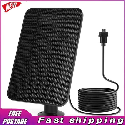 Solar Panel 4W Solar Charging Panel for Blink XT/XT2/Outdoor Camera(3rd Gen)