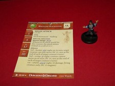 D D Miniatures: Desert of Desolation 18/60: Halfling Enchanter with Card