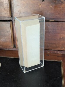 Bague Sculpture Abstraite Louis Durot 1970 - Résine Et Plexiglas, Occasion Excellent état