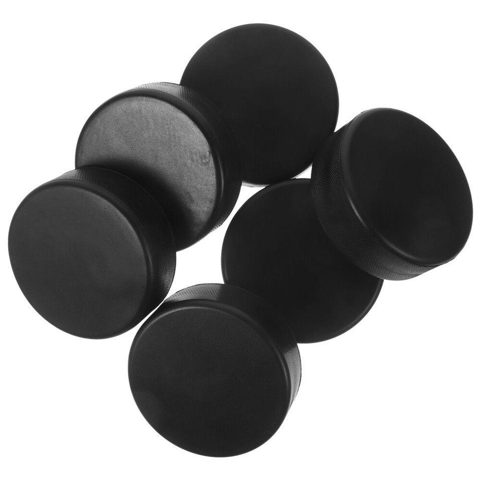 6Pcs Ice Hockey Pucks Hockey Training Puck Replacement Practicing Puck