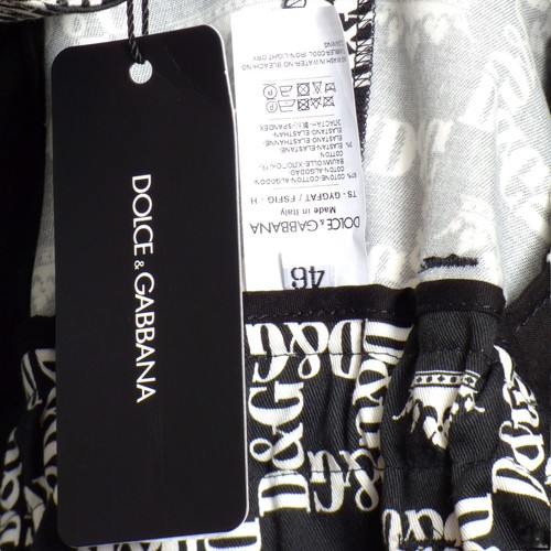 DOLCE & GABBANA- NWT Cotton Print Jogging Pants, Size Small - Picture 5 of 5