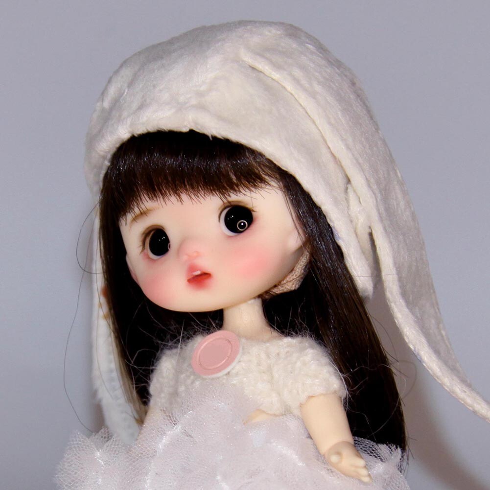 Movable Doll Yutotue 1/12 BJD Doll Mini Girl Doll Moveable Eyeballs Dress Clothes ...