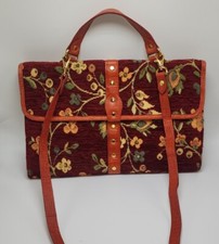 Nicole Miller Collection Floral Corduroy Satc...