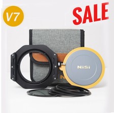 NiSi V7 100mm Filter Holder Kit with True Color NC Circular Polarizer Lens Cap