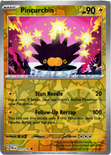 pincurchin pokemon card Pincurchin Pokemon TCG Card 073/193