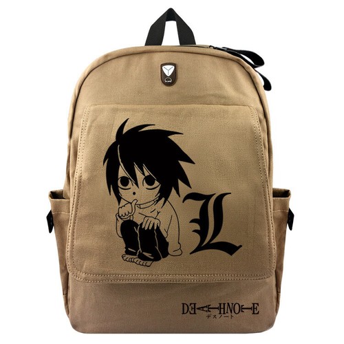 Anime Canvas Backpack Shoulder Bag 