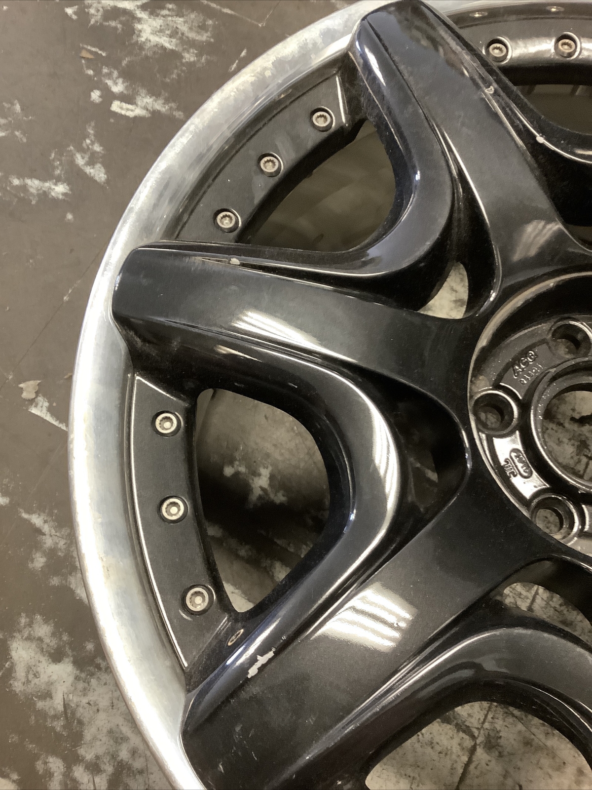 Bentley Continental 2009 2010 98159 20226 aluminum OEM wheel rim 20x9 POLISH BLK