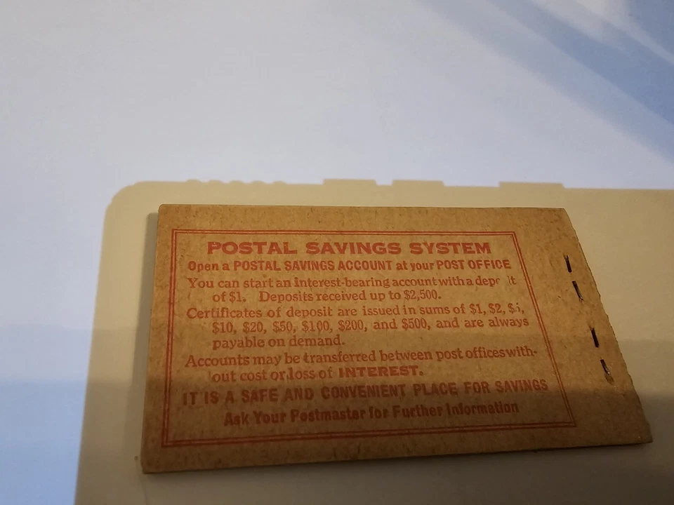 1914 Vintage BC43 Stamp Booklet ( 73 C ) 24 1c & 24 2c Mint - Image 4 of 4