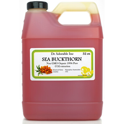 #ad Pure Sea Buckthorn Fruit Oil by Dr.Adoroble 1 oz 2 oz up to Gallon Free Shipping $149.99