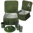 NGT Food Brew Kit Bag Insulated Cooler Bag with Mugs Pots Plates Cutlery Set