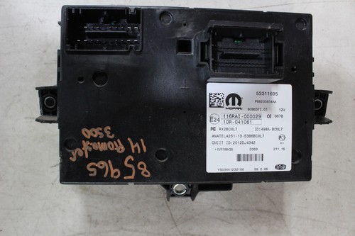 14-17 RAM PROMASTER FRONT BODY CONTROL MODULE P68233854AA #085965-26E ...