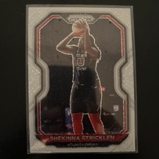 2021 Panini Prizm WNBA Shekinna Stricklen White Sparkle Prizm