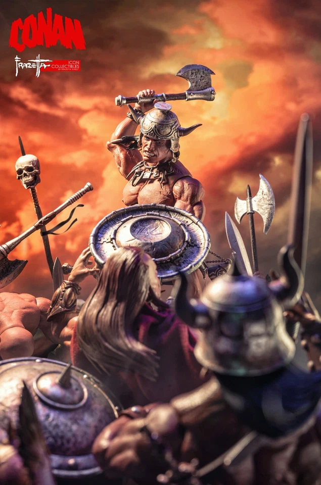 Conan der Barbar Actionfigur im Maßstab 1:12 von ICON Collectibles - Bild 2 von 4