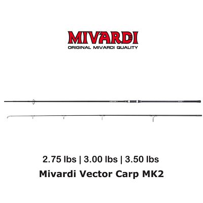 Mivardi Vector Carp MK2 Karpfenruten 2-teilig 3,60 m - 3,90 m Karpfen Angel Rute