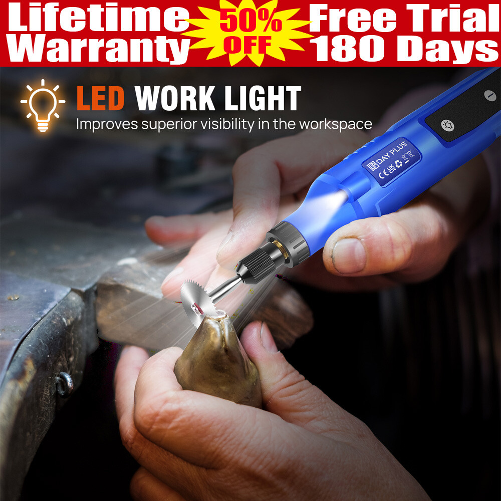 Cordless Rotary Multi Tool Variable Speed 80 Accessory Set