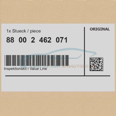 Original BMW 88002462071 - Inspektionskit I Value Line