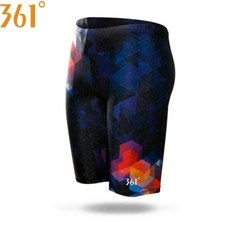 Mens Swim Jammers Training Swimwear Swim Trunks Swim Boxer Shorts Swimwear