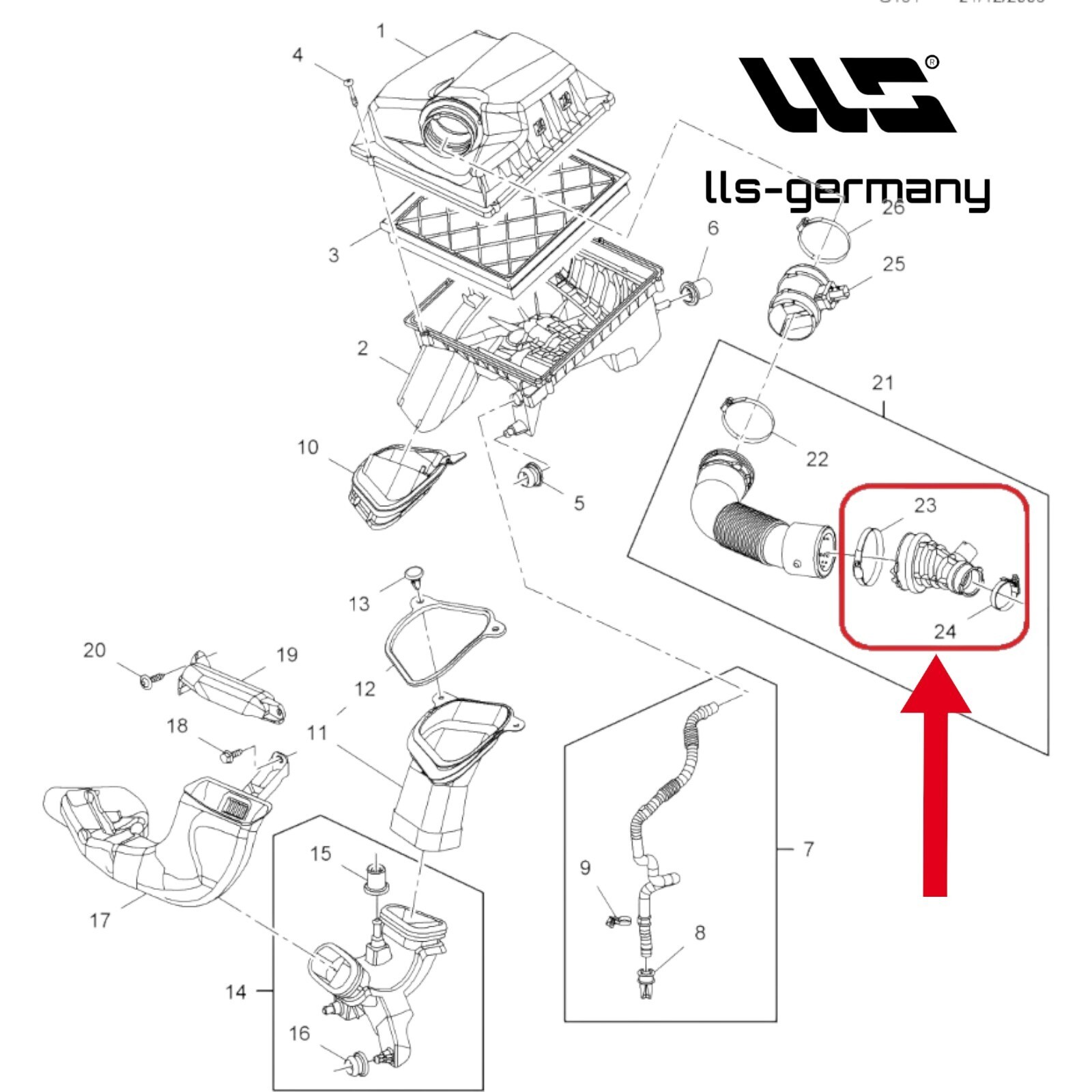 Intake Hose For OPEL Astra J Van (P10) 1.3 CDTI 13254904