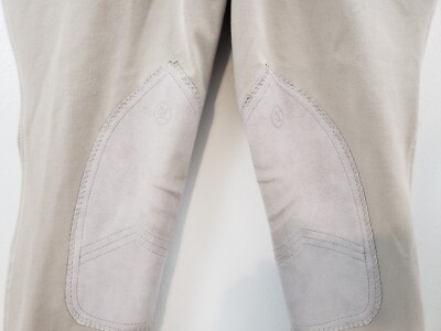 Pantalon D'équitation Ovation Héritière Patch Femme - Beige Taille 30R - Occasion