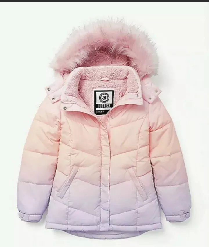 Justice pink deals jacket