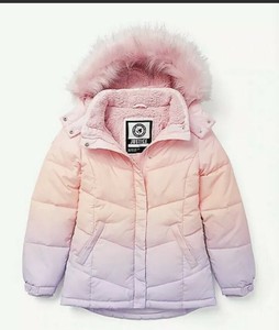 ombre puffer jacket
