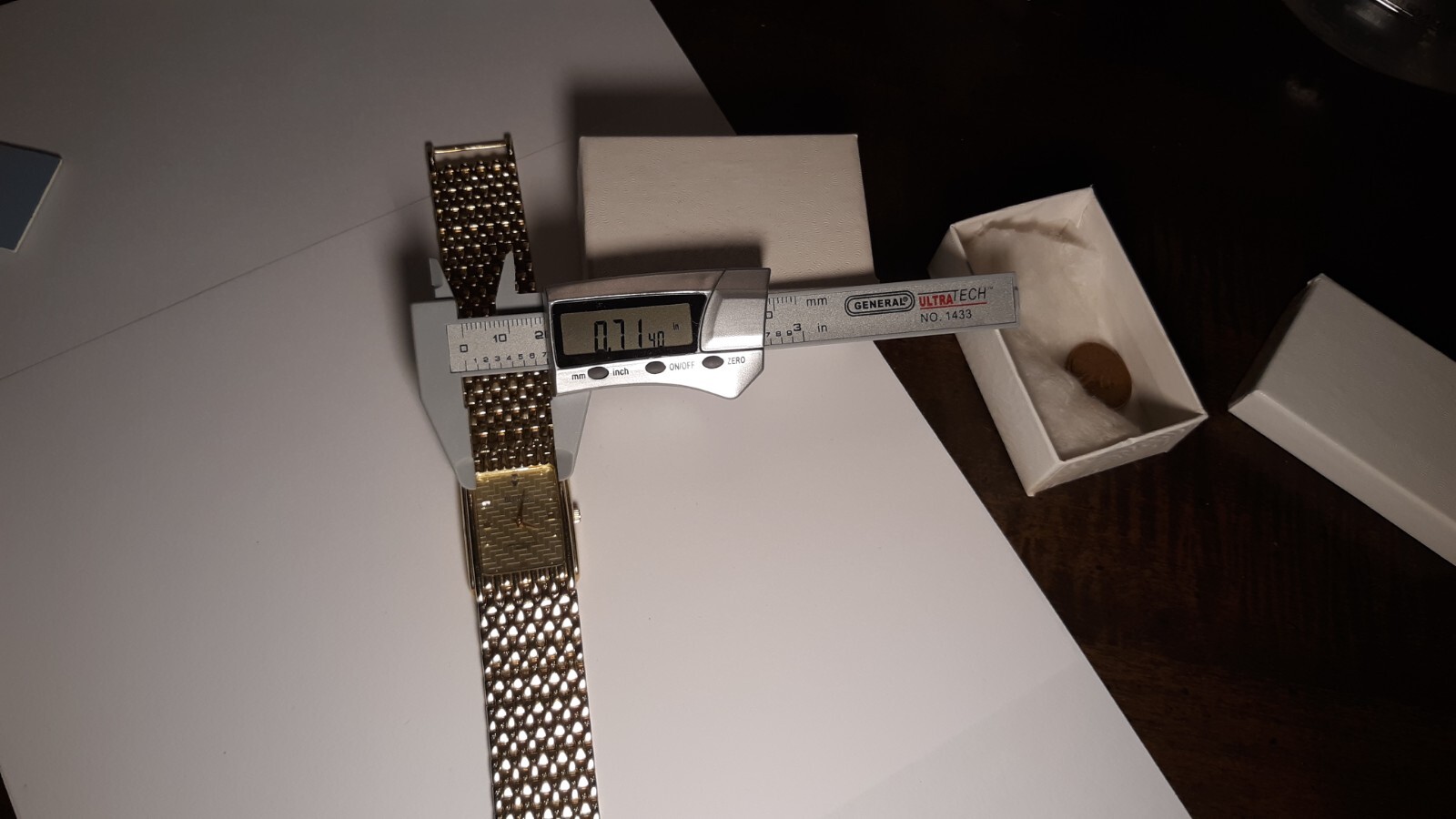 RARE BENRUS PIM136 Rectangular Face  Genuine Diam… - image 4