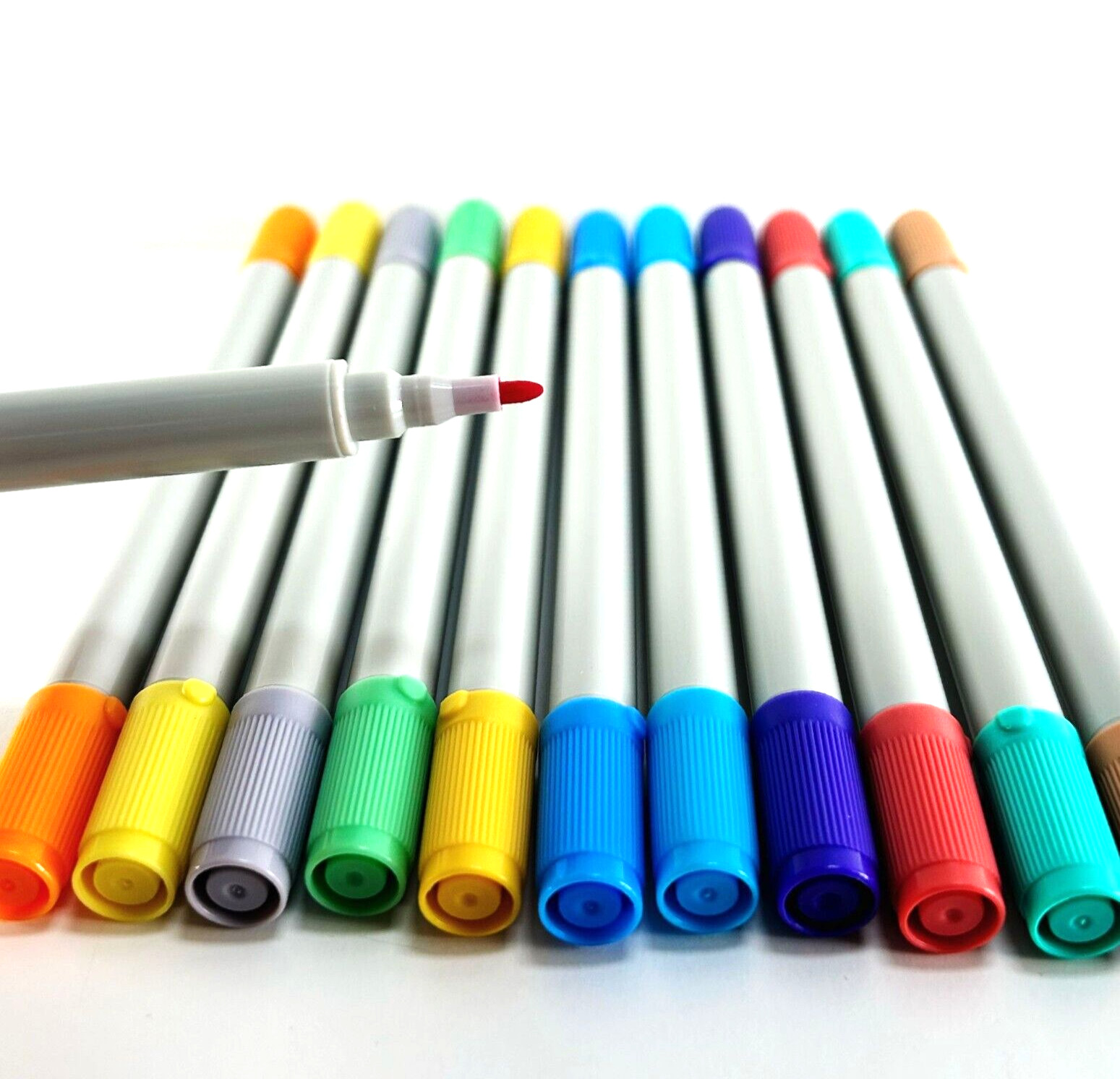 Zink Colorful Fine & Chisel Double Twin Tip Markers 12-Pack