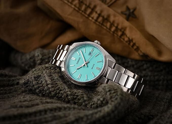 Casio TIFFANY Blue, MTP-1302PD-2A2VEF, Brand New In Box, IN HAND