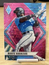 2021 Chronicles Phoenix Monte Harrison Purple Velocity Prizm Rookie Marlins #6