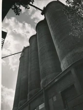 Photo architecture industry silver print era v. 1950 Astra Asnières