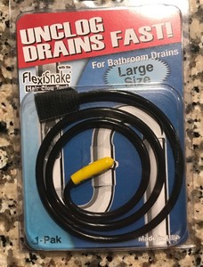 snake for hair in drain