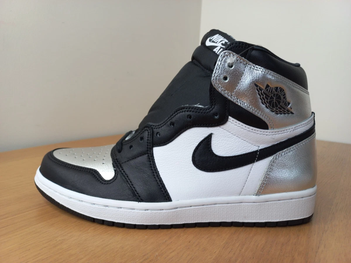 Nike Air Jordan 1 Retro SILVER TOE BNIB WMNS Basketball Shoes