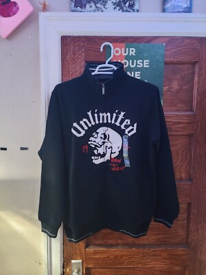  RARE Jesse Pinkman type Ecko Unltd Skull Jacket 