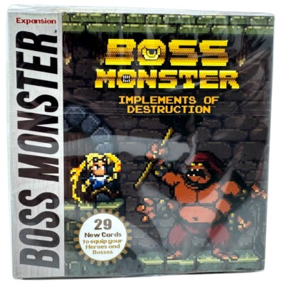 BOSS MONSTER - Implements of Destruction Card Game NEU - INKgrafix Toys A367