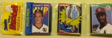 1989 Donruss Baseball Card Rack Pack Wally Joyner MVP Pat Borders Ken Hill (RC)