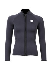 Womens Neoprene Full Zip Long