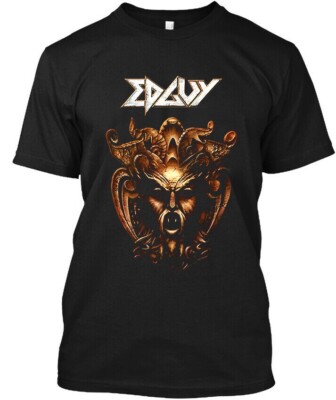 New! Edguy Hellfire Club German Classic Graphic Vintage Art Logo T-Shirt S-4XL