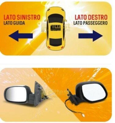 Parasole Auto Per Fiat Bravo Dal 2007 - Lato Sinistro Con Specchietto E Tasca - Foto 5