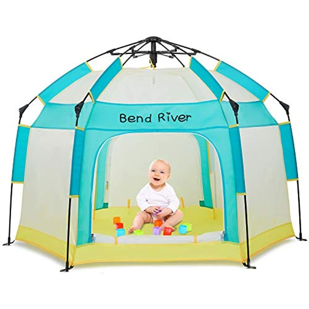 Bend River Portable Baby Beach Tent, Playpen Canopy, Toddler
